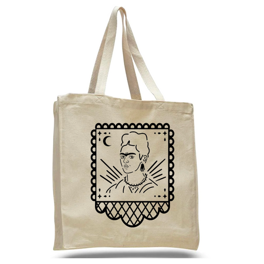 Frida Canvas Tote Bag