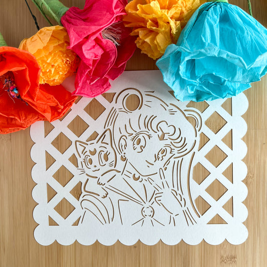 Sailor Moon and Luna Panel